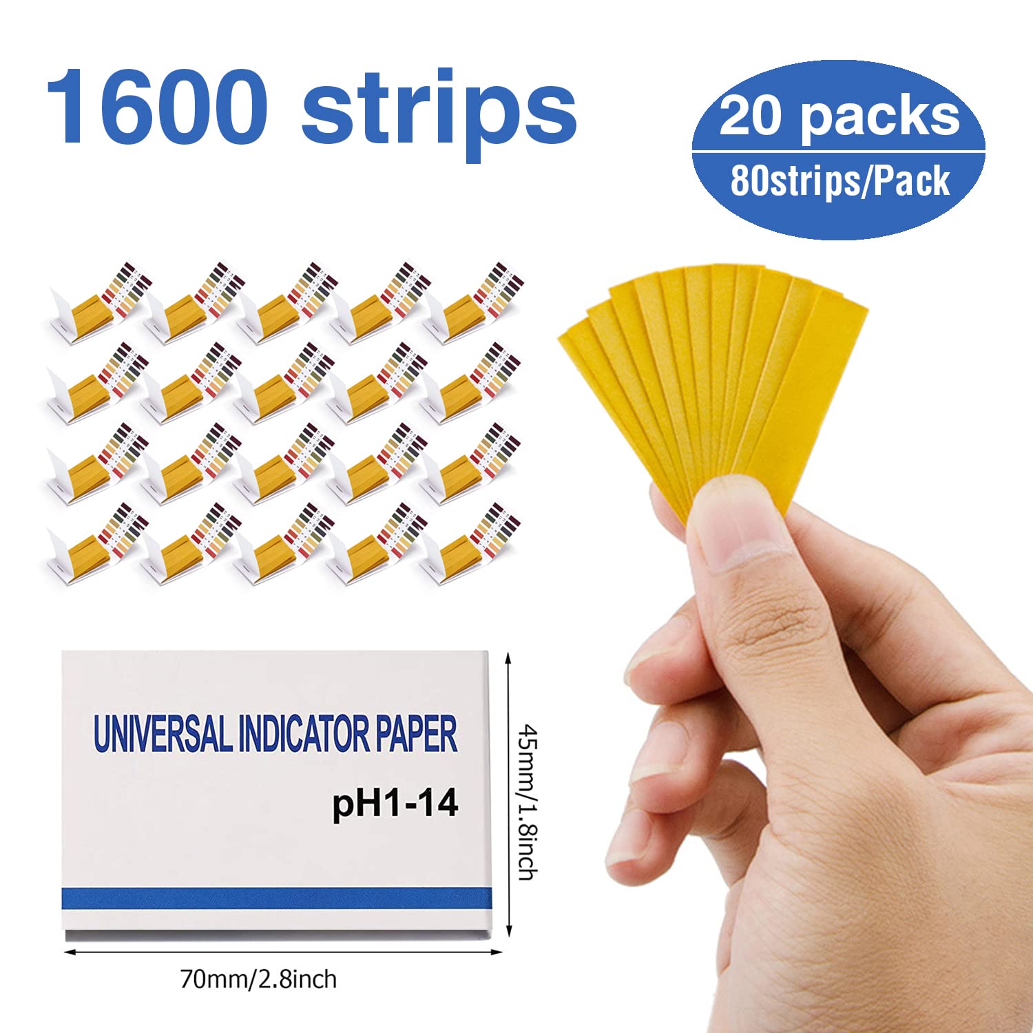 Soap Making Books - pH Test Strips 1600 Strips Full