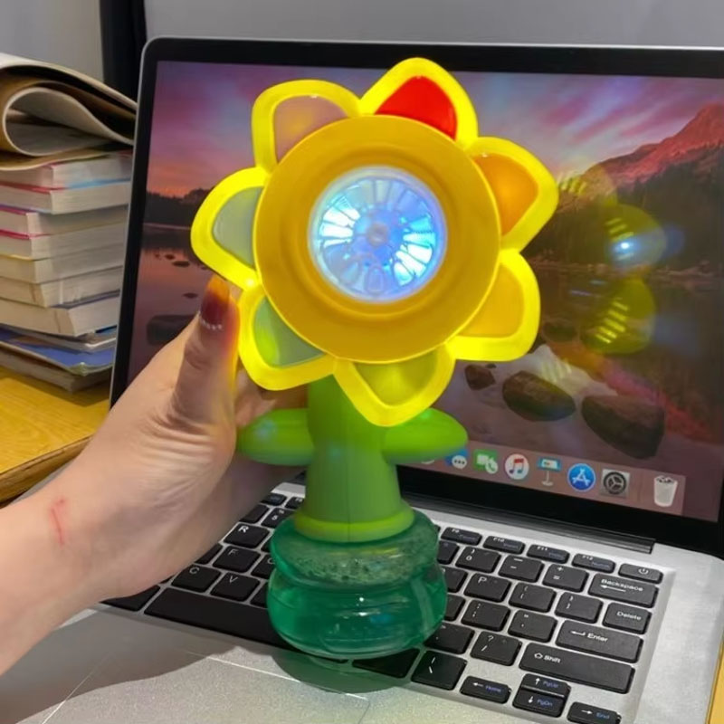 Soap Making Game - Sunflower Bubble Gun Kids Toy Electric