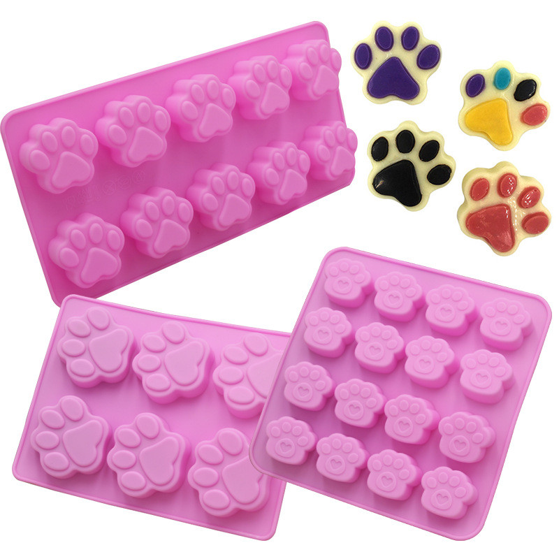 Soap Making Bar - Cat Claw Shape Chocolate Silicone Mold