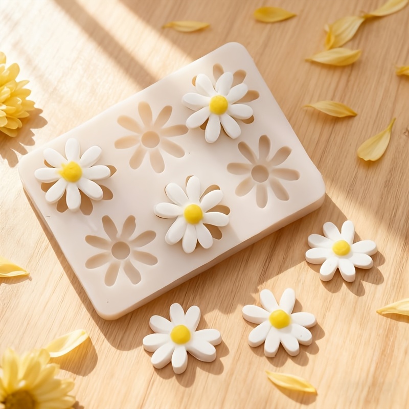 1pc 3D Daisy Sunflower Silicon - đánh giá và giá Soap Making Equipment