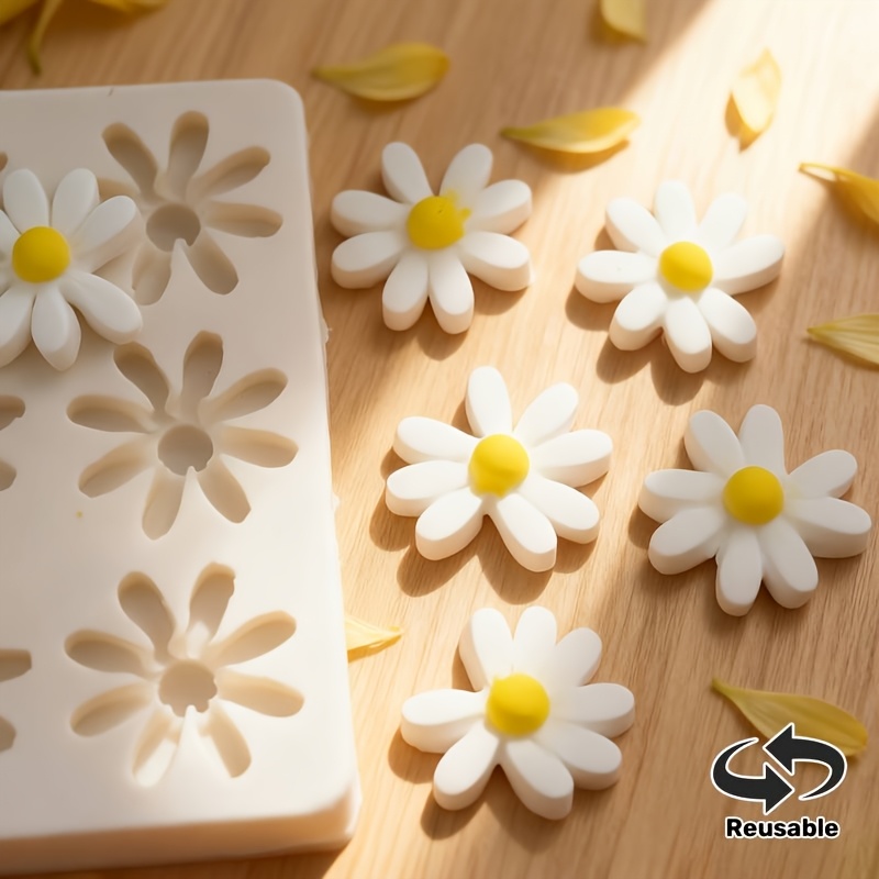 1pc 3D Daisy Sunflower Silicon - đánh giá và giá Soap Making Equipment