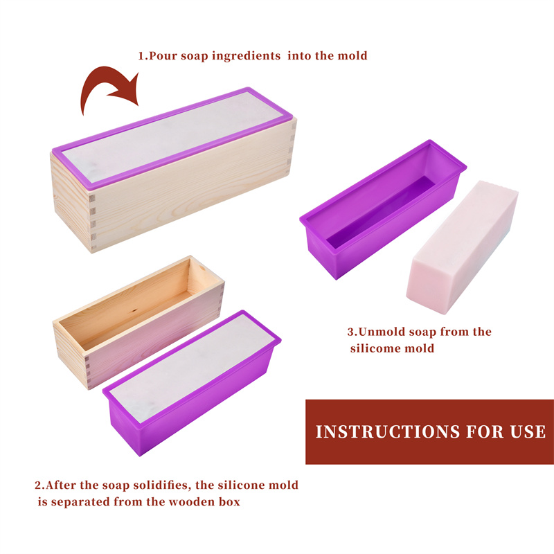 Rectangular Silicone Soap Loaf - đánh giá và giá Soap Making Books