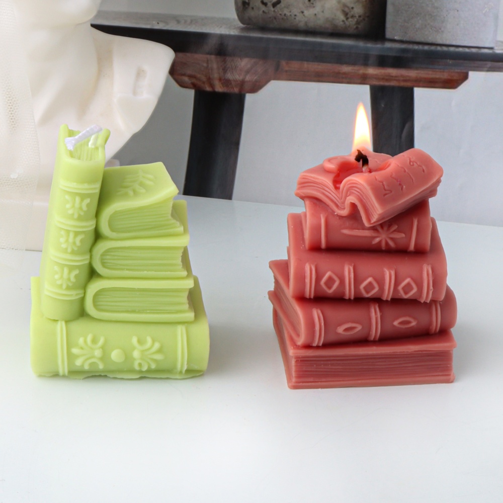 3D Books Silicone Candle Molds - đánh giá và giá Soap Making Books