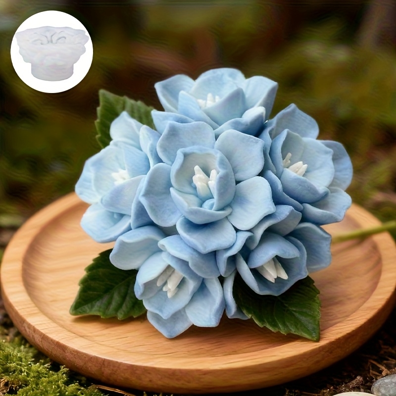 1 Hydrangea Candle Silicone Mo - đánh giá và giá Soap Making Equipment