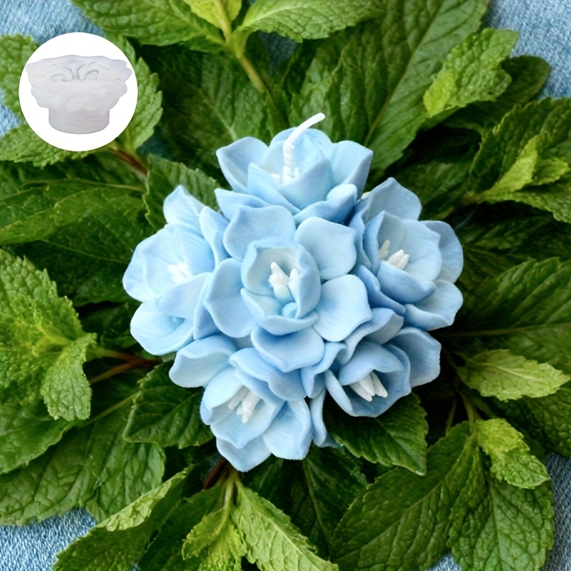 1 Hydrangea Candle Silicone Mo - đánh giá và giá Soap Making Equipment