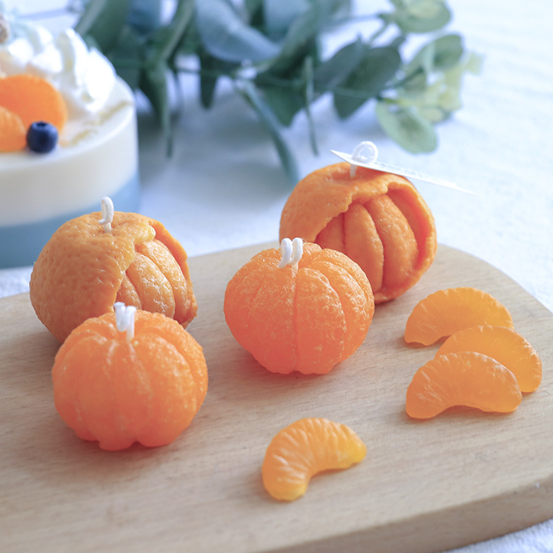 3D Orange Candle Mould Silicon - đánh giá và giá Soap Making Game