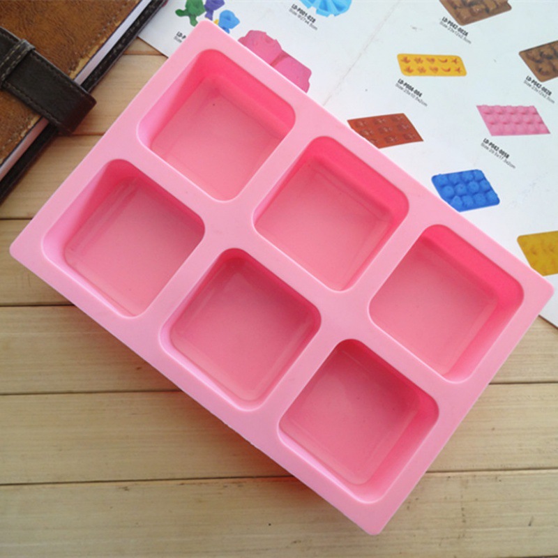 Square Silicone Cake Molds Cer - đánh giá và giá Soap Making Bar