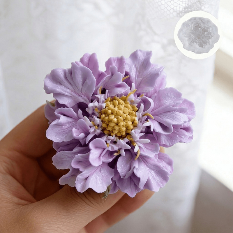 1 Dreamy Blue Potted Flower Si - đánh giá và giá Soap Making Bar